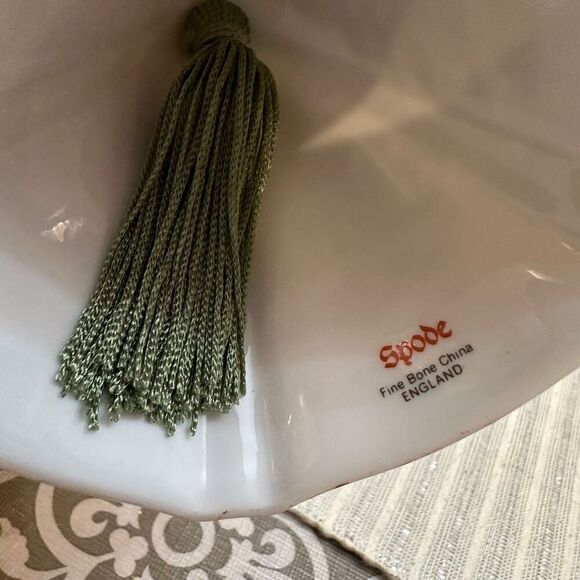 Spode England Fine Bone China Hanging Ornament Merry Christmas / Festive Tree - Picture 6 of 7